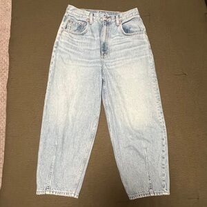 Etica Light Blue Barrel Women's Jeans